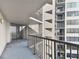 Spacious balcony with black metal railing offers a relaxing outdoor space at 1600 Gulf Blvd # 817, Clearwater Beach, FL 33767