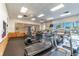 The community gym offers treadmills, weight machines, and ocean views for a motivating workout at 1600 Gulf Blvd # 817, Clearwater Beach, FL 33767