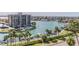 Beautiful waterfront view of luxury condo with boat docks, pool and lovely neighborhood at 1600 Gulf Blvd # 817, Clearwater Beach, FL 33767