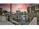 Picturesque waterfront featuring boat docks, lifts, and calm waters at 1600 Gulf Blvd # 817, Clearwater Beach, FL 33767