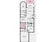 Detailed floor plan showcasing the layout of a home, including the primary suite and a screened porch at 29508 Zupetta Ln, Wesley Chapel, FL 33543
