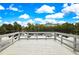 Scenic view from a wooden pier overlooking a calm lake reflecting the sky and surrounding trees at 3033 Marble Crest Dr, Land O Lakes, FL 34638