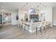 Modern bar area with bar seating, stylish lighting, and well-stocked shelving at 31616 Parkland Bay Way, San Antonio, FL 33576