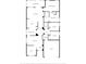 Home floor plan showcasing layout of rooms, including bedrooms, bathrooms, kitchen, and living areas at 8714 Sandy Plains Dr, Riverview, FL 33578
