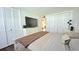 Spacious bedroom with closet, well-lit and featuring neutral tones, ideal for relaxation and rest at 1301 S Hercules Ave # 3, Clearwater, FL 33764