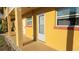 A view of the building's exterior shows unit #3 on the ground floor at 1301 S Hercules Ave # 3, Clearwater, FL 33764