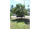 Street view featuring mature trees and a glimpse of the neighborhood with a parked car at 1519 Delaware Ne Ave, St Petersburg, FL 33703