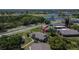 Scenic aerial shot of a home nestled within a lush, green neighborhood near the golf course at 1902 Dandridge St # 6, Sun City Center, FL 33573