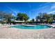Community pool with lounge seating, perfect for relaxing in a tranquil setting at 221 Shell Falls Dr, Apollo Beach, FL 33572