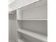 A closet with built-in white shelving, providing ample storage space at 250 Nw Rosery Rd # 314, Largo, FL 33770