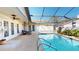 Enjoy the outdoors in this outdoor space, showcasing a pool and covered lanai at 3639 Darston St, Palm Harbor, FL 34685