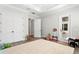 Playroom with neutral colors, nice carpet, an open doorway to an outdoor space at 4614 W Lowell Ave, Tampa, FL 33629