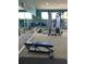 Well-equipped gym featuring weight machines and mirrored walls at 5553 Baywater Dr, Tampa, FL 33615