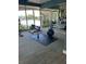 Fitness center with fitness ball and weight machines with large windows at 5553 Baywater Dr Dr # 121, Tampa, FL 33615