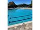 Large community swimming pool with a 5 FT depth marker and ample seating at 5553 Baywater Dr, Tampa, FL 33615