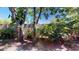 Green backyard with lush landscaping and wooden fence at 64 Pelican Pl, Belleair, FL 33756