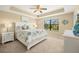 Inviting bedroom with coastal-themed decor, a comfortable bed, and plenty of natural light at 7244 Hamilton Rd # 7244, Bradenton, FL 34209