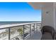 Relax on the balcony with stunning views of the beach and ocean at 15 Avalon St # 601, Clearwater Beach, FL 33767