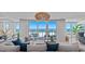 Bright and airy living room with floor-to-ceiling windows showcasing ocean views at 15 Avalon St # 601, Clearwater Beach, FL 33767