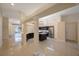 Open kitchen featuring a breakfast bar, stainless steel appliances, and tile flooring at 18413 Eastwyck Dr, Tampa, FL 33647