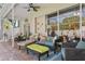 Comfortable outdoor living space with stylish furniture, perfect for relaxation and entertaining at 3003 Magdalene Woods Dr, Tampa, FL 33618
