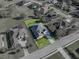 Aerial view of a beautiful single-Gathering home with its property lines in a peaceful community at 34411 Sahalee Loop, Dade City, FL 33525
