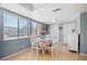 Bright breakfast nook with plenty of natural light and cozy seating at 442 Sandy Hook Rd, Treasure Island, FL 33706
