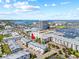 Aerial view of townhomes, marina, and Tampa Bay waterfront community at 5120 Bridge St # 6, Tampa, FL 33611