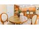 Cozy dining area adjacent to the kitchen, perfect for casual meals and gatherings at 5384 Mira Vista Dr, Palm Harbor, FL 34685