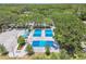 Outdoor community pickleball courts for active living and recreation with shaded picnic areas at 5384 Mira Vista Dr, Palm Harbor, FL 34685