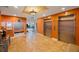 Well-maintained lobby with elevators and bright decor for welcoming residents and guests at 5700 Escondida S Blvd # 506, St Petersburg, FL 33715