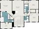 Detailed second floor plan featuring primary bedroom, exercise room and additional bedrooms at 6617 Park Strand Dr, Apollo Beach, FL 33572