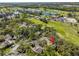 Aerial shot of the community featuring lush landscaping and golf course views at 700 Starkey Rd # 514, Largo, FL 33771