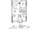 Floor plan showing the layout of this 2-bedroom, 2-bath condo, and including the dimensions at 960 Starkey Rd # 5303, Largo, FL 33771