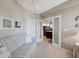 Inviting room with sliding doors to the kitchen, cozy seating, and beach-themed decor at 960 Starkey Rd # 5303, Largo, FL 33771