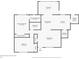 Layout showing bedroom, bathroom, living room, dining room, sunroom, kitchen and laundry room at 1515 Danbury Dr, Sun City Center, FL 33573