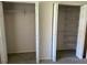 Dual closets equipped with adjustable shelving and ample space for all your storage needs at 1567 Patton Dr, Dunedin, FL 34698