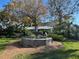 A picturesque fountain featured in Armston Park at 1567 Patton Dr, Dunedin, FL 34698