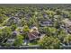 Sprawling suburban neighborhood with lush greenery, mature trees, and well-maintained houses from an aerial perspective at 2309 Valrico Forest Dr, Valrico, FL 33594