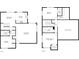 Detailed floor plan showcasing the layout of the bedrooms, bathrooms, and living areas at 2646 Barksdale Ct, Clearwater, FL 33761