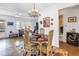 Traditional dining room offering ample space for dining with hardwood floors and lots of natural light at 5347 81St N Ln # 25, St Petersburg, FL 33709