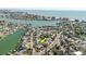 Waterfront community with homes, canals, beaches, and ocean views at 596 S Bayshore Dr, Madeira Beach, FL 33708