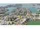 Waterfront community with homes, canals, beaches, and ocean views at 596 S Bayshore Dr, Madeira Beach, FL 33708
