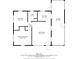 Detailed floor plan showcasing the layout of the home, including room dimensions and garage at 596 S Bayshore Dr, Madeira Beach, FL 33708