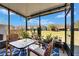 Outdoor patio showcasing furniture and various potted plants, great for relaxing and overlooking community greenspace at 6907 Holly Heath Dr, Riverview, FL 33578