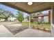 View from the front porch of the property showing the quiet street and surrounding neighborhood at 803 W Warren St, Plant City, FL 33563