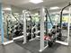 Full gym with machine weights, free weights, ample mirror space at 880 Mandalay Ave # N802, Clearwater Beach, FL 33767