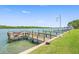 Picturesque dock on the water, perfect for boating and enjoying waterfront activities at 19451 Gulf Blvd # 301, Indian Shores, FL 33785