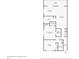 A detailed floorplan showcasing the layout of the residence including dimensions for rooms, closets, and balcony at 19451 Gulf Blvd # 301, Indian Shores, FL 33785