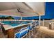 Well-lit outdoor pool bar with stylish stools and plenty of space for socializing at 19451 Gulf Blvd # 301, Indian Shores, FL 33785